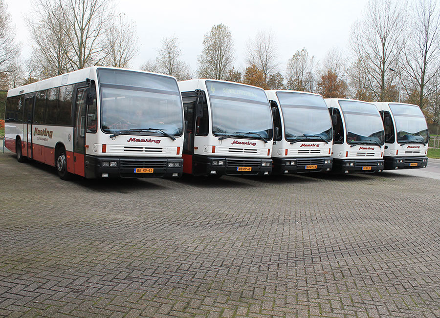 Vloot van bussen